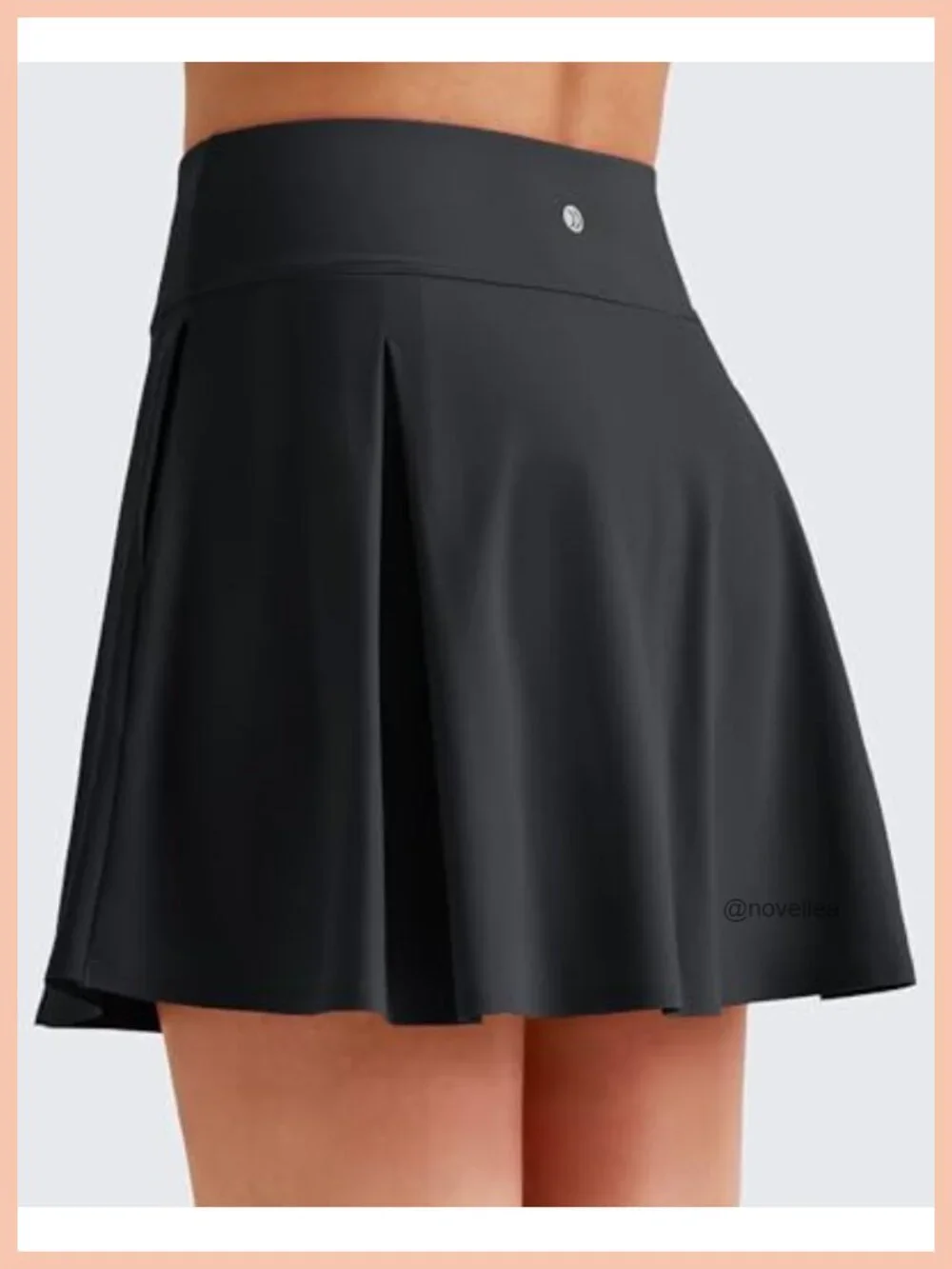 High Waisted Tennis Skorts for Women Pleated Flowy Athletic Skirt with 4 Pockets